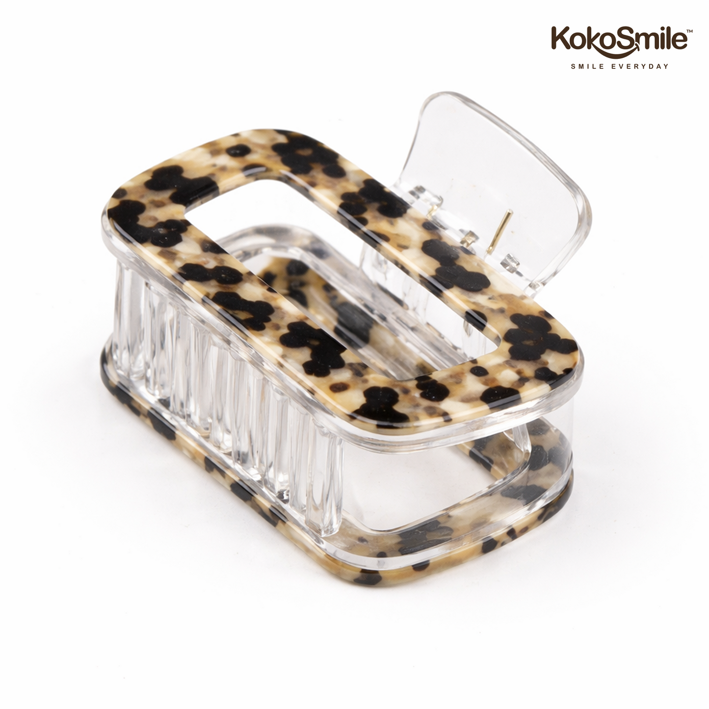 Luxury Tortoise Shell Hair Claw Clip – Large Anti-Slip Jaw Clamp for Women