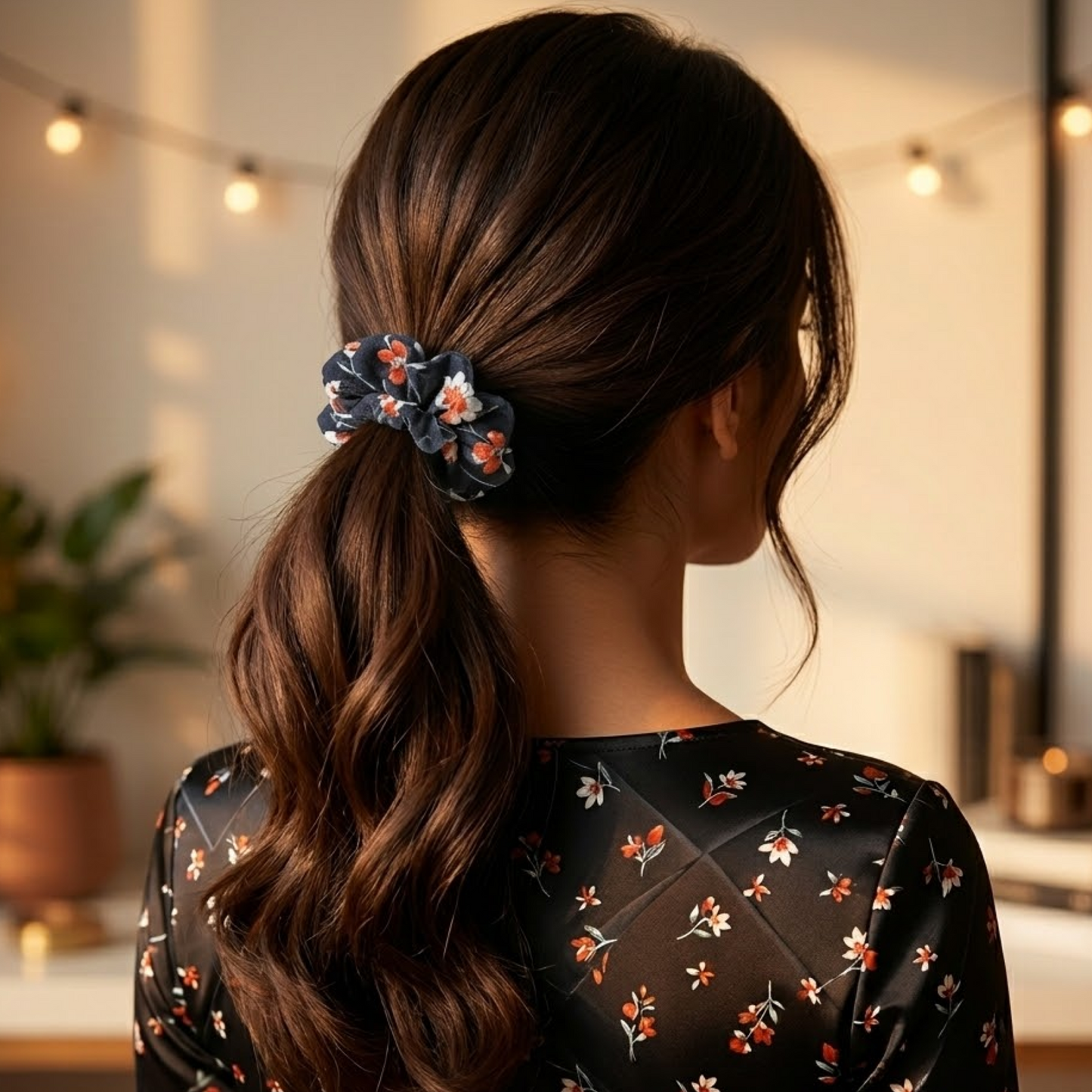 Premium Soft Scrunchies for Women & Girls (Pack of 4)