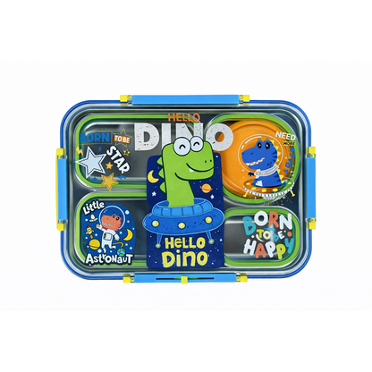 Stainless Steel Bento Lunch Box with 3 compartments for Kids – 1120ml