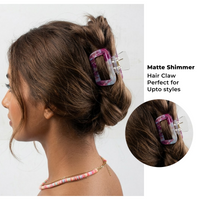 Designer Acrylic Hair Clutcher for Women (Pack of 1)