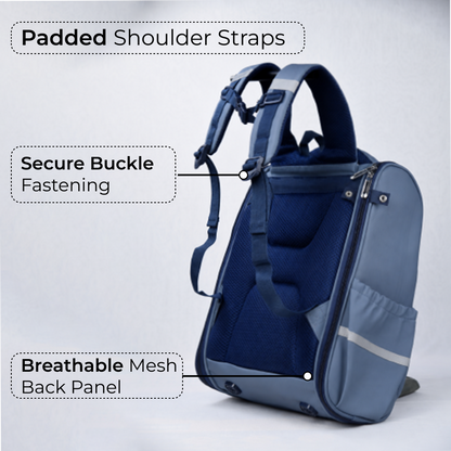 Space Theme Kids School Backpack with Smart Storage