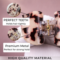 Unbreakable Stylish Acrylic Mini Hair Claw Clip