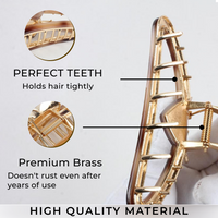 Premium Unbreakable Acrylic Butterfly Hair Claw Clip (Pack of 1)