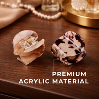 Unbreakable Stylish Acrylic Mini Hair Claw Clip
