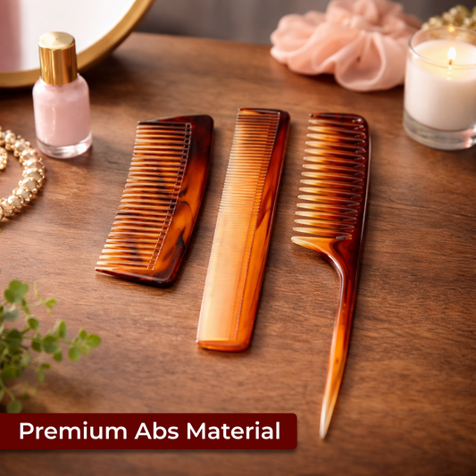 3-in-1 Hair Comb Set| Detangling, Styling & Tail Comb