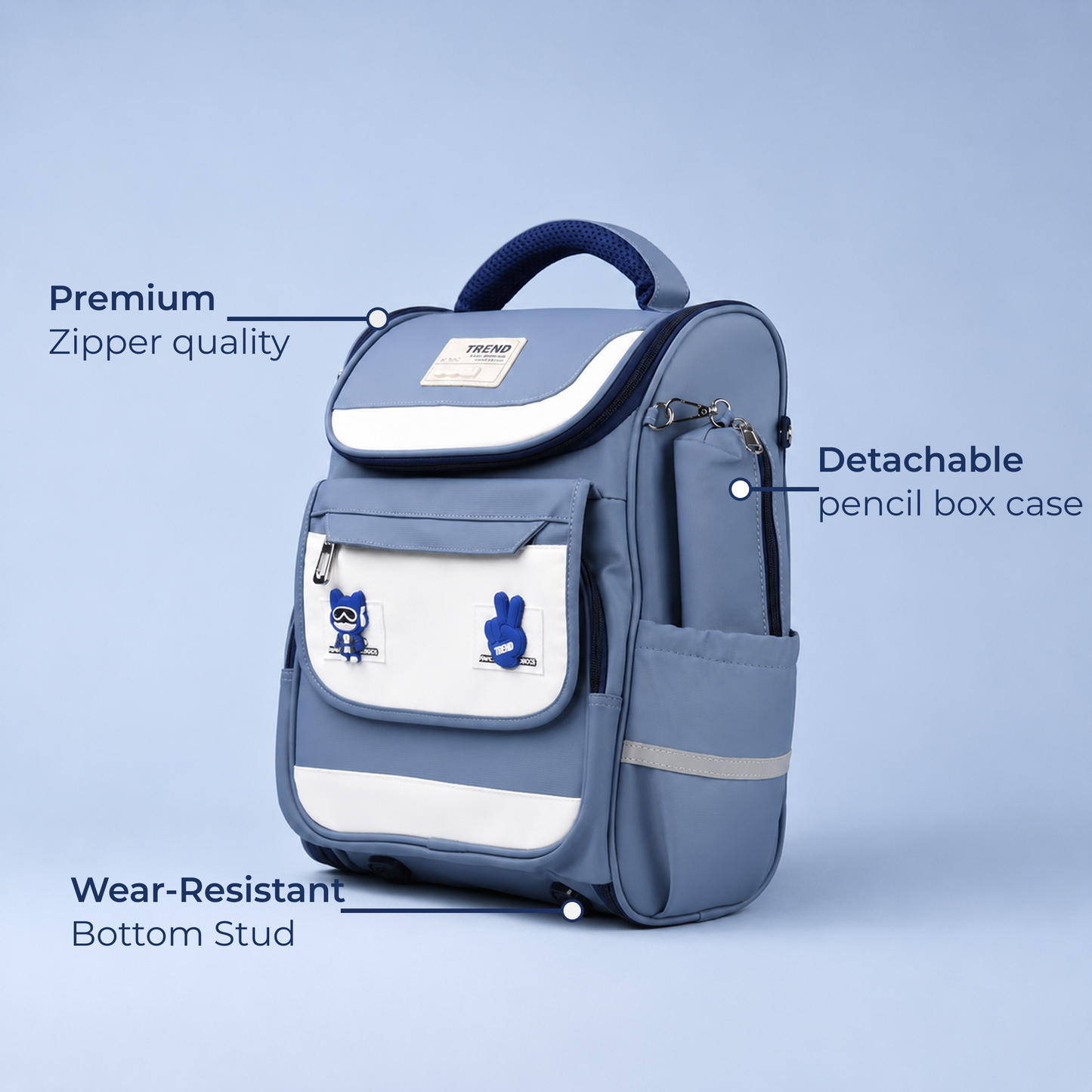 Space Theme Kids School Backpack with Smart Storage