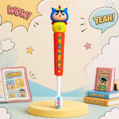 Cartoon Kids Toothbrush with Soft Bristles for Toddlers (1-7Y)