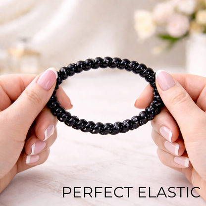 Premium Spiral Hair Ties for Women & Girls (Pack of 5)
