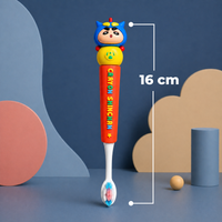 Cartoon Kids Toothbrush with Soft Bristles for Toddlers (1-7Y)