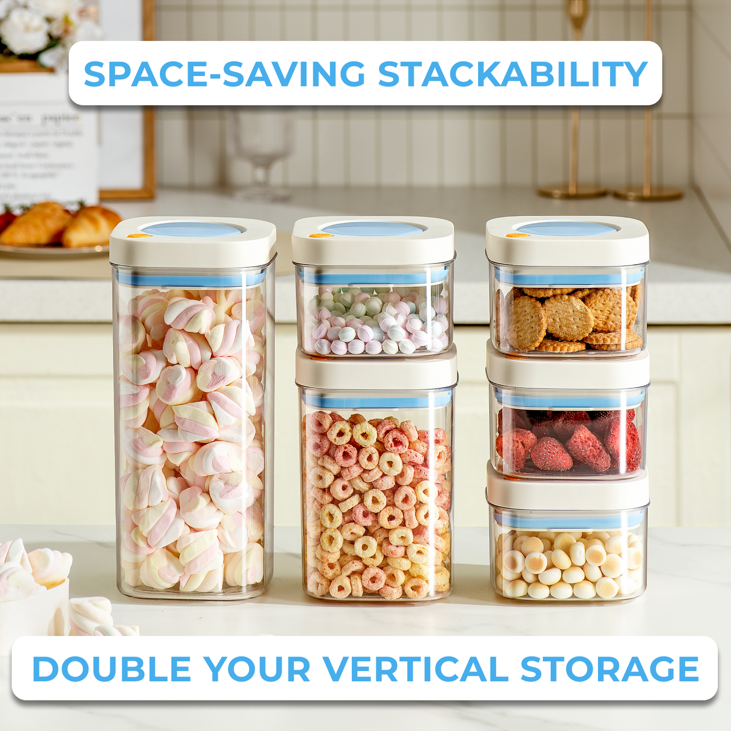 HOMX Airtight Food Storage Containers | Fridge Storage Bin