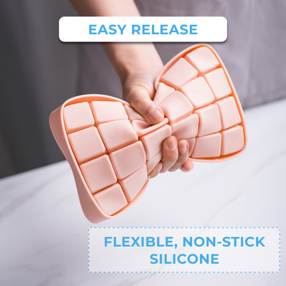 Flexible Silicone premium FDA-grade Ice Cube Tray (24 Cubes)