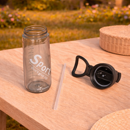 Trendy Tritan Sports Sipper Water Bottle with Time Markers - 750ml