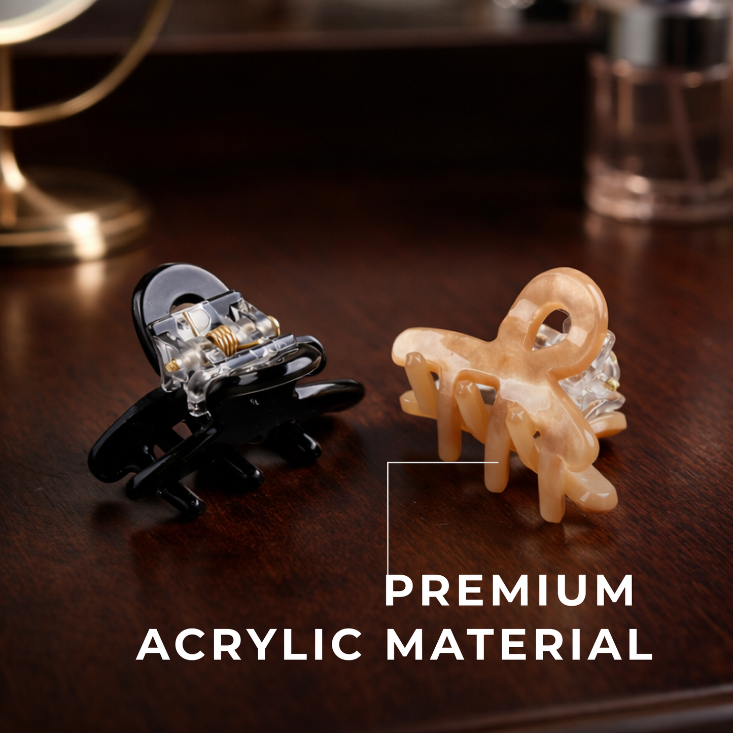 Luxury Hair Claw Clip – Premium Acrylic Non-Slip Hair Accessory