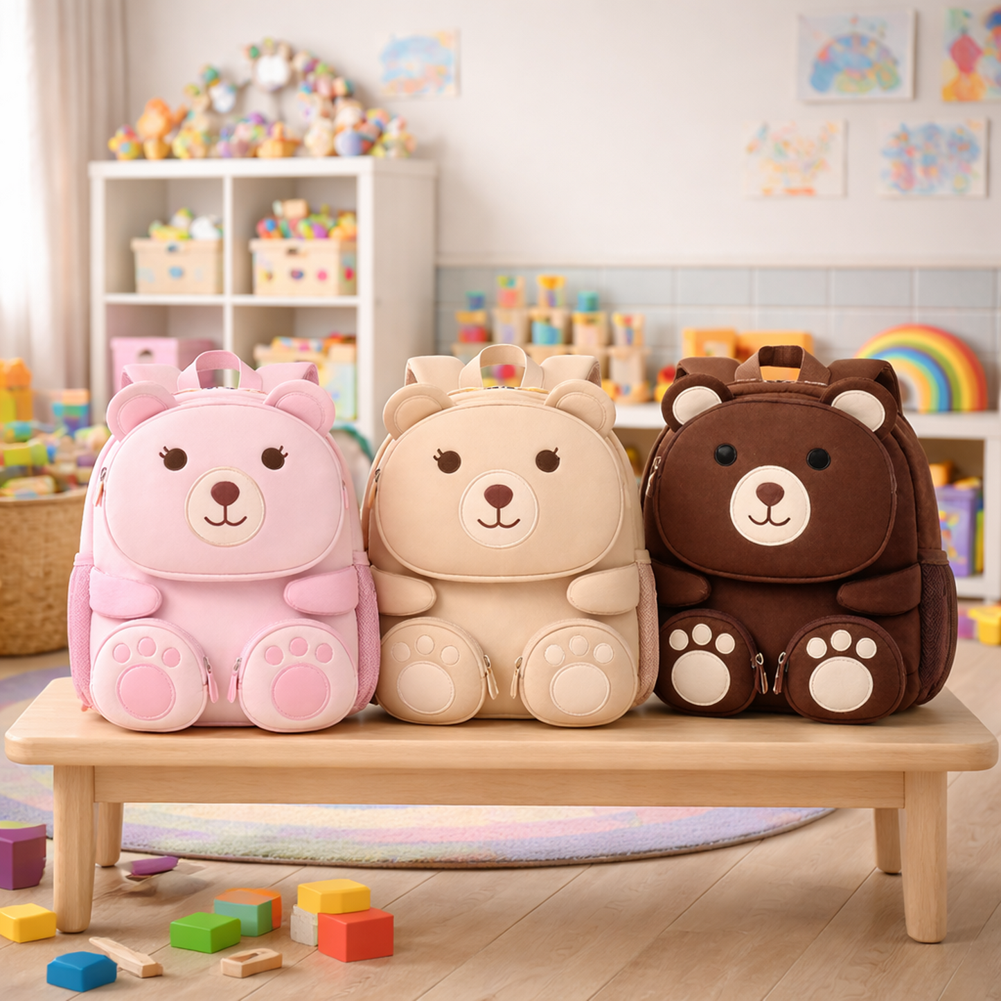 3D Waterproof Cartoon Backpack Waterproof for Kids