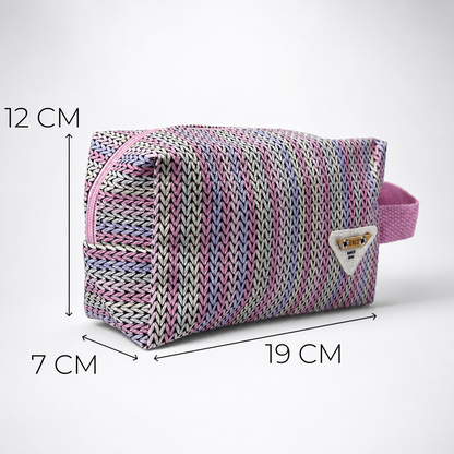 KokoSmile Printed Travel Makeup Bag – Cosmetic Organizer Pouch