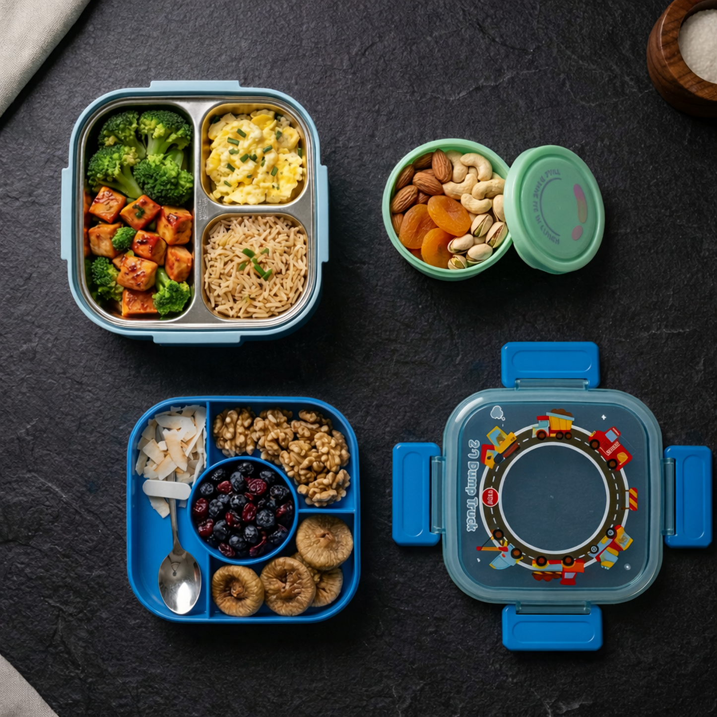 Kids Stainless Steel Lunch Box – Leakproof – 700ml