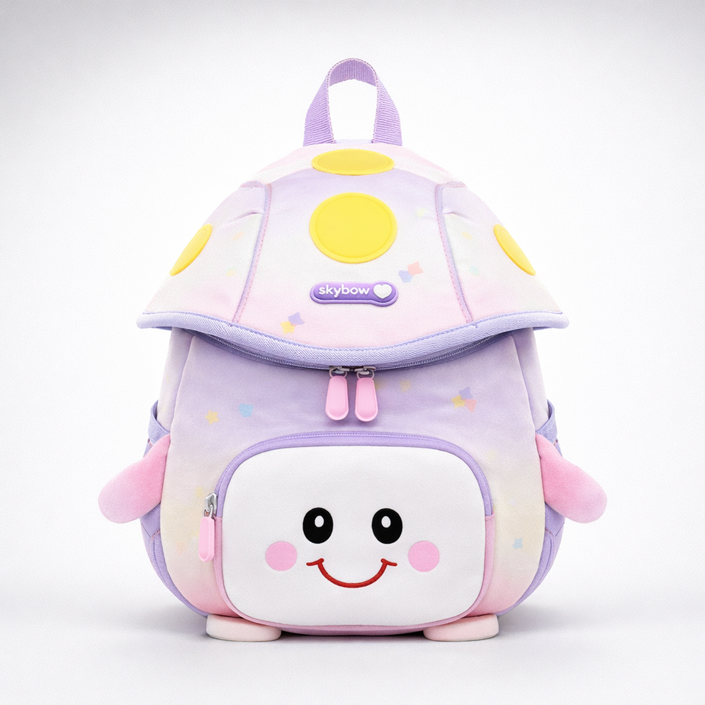 Mushroom Smiley Waterproof Kids Backpack