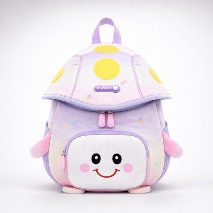 Mushroom Smiley Waterproof Kids Backpack