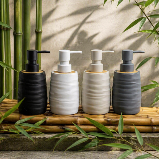 Premium ABS Grey Liquid Soap Dispenser Bottle 380ml