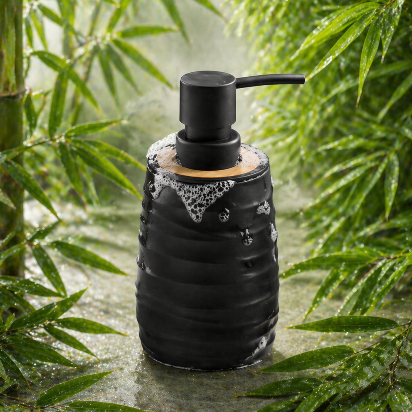 Premium ABS Grey Liquid Soap Dispenser Bottle 380ml
