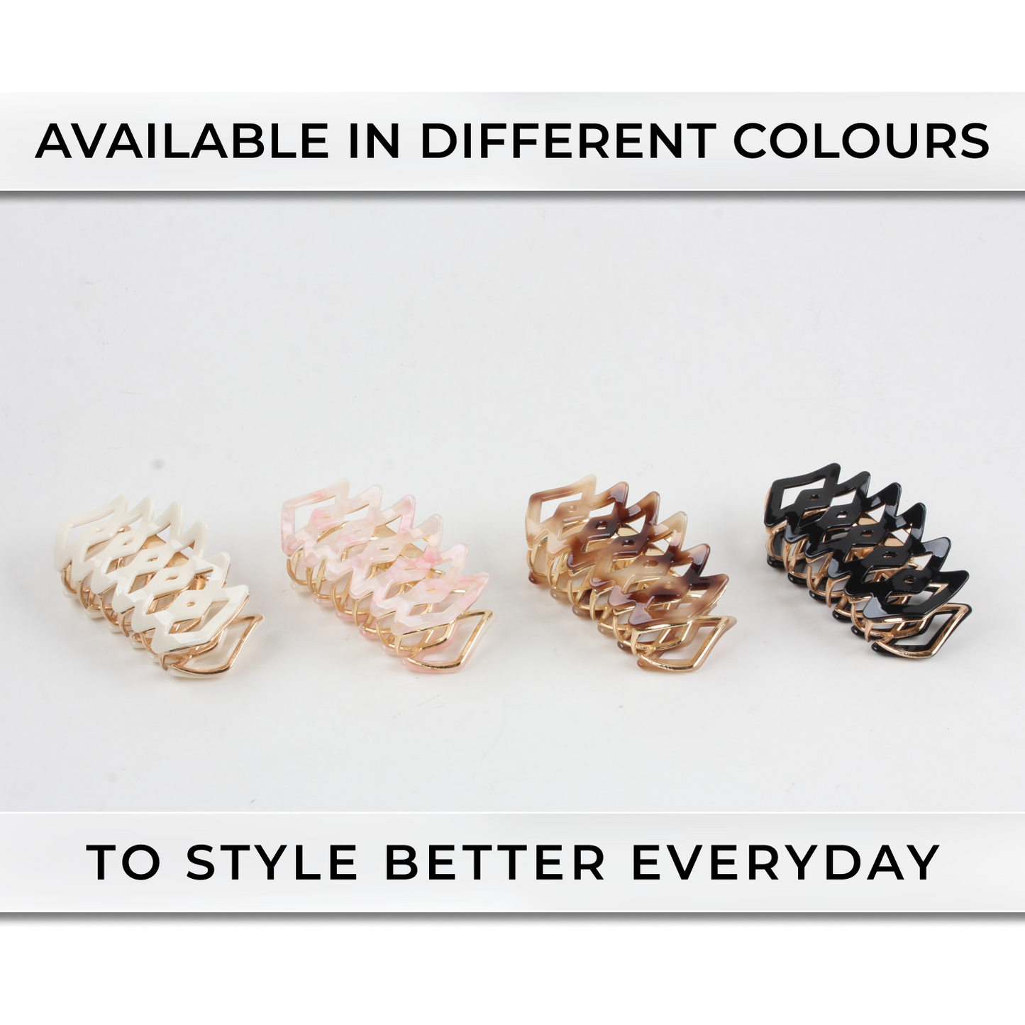 Luxury Strong Hold Hair Clip – Premium Brass Claw Clip for Women