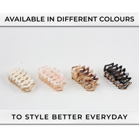 Stylish Anti-rust Acrylic-Brass Hair Claw Clip (Pack of 1)