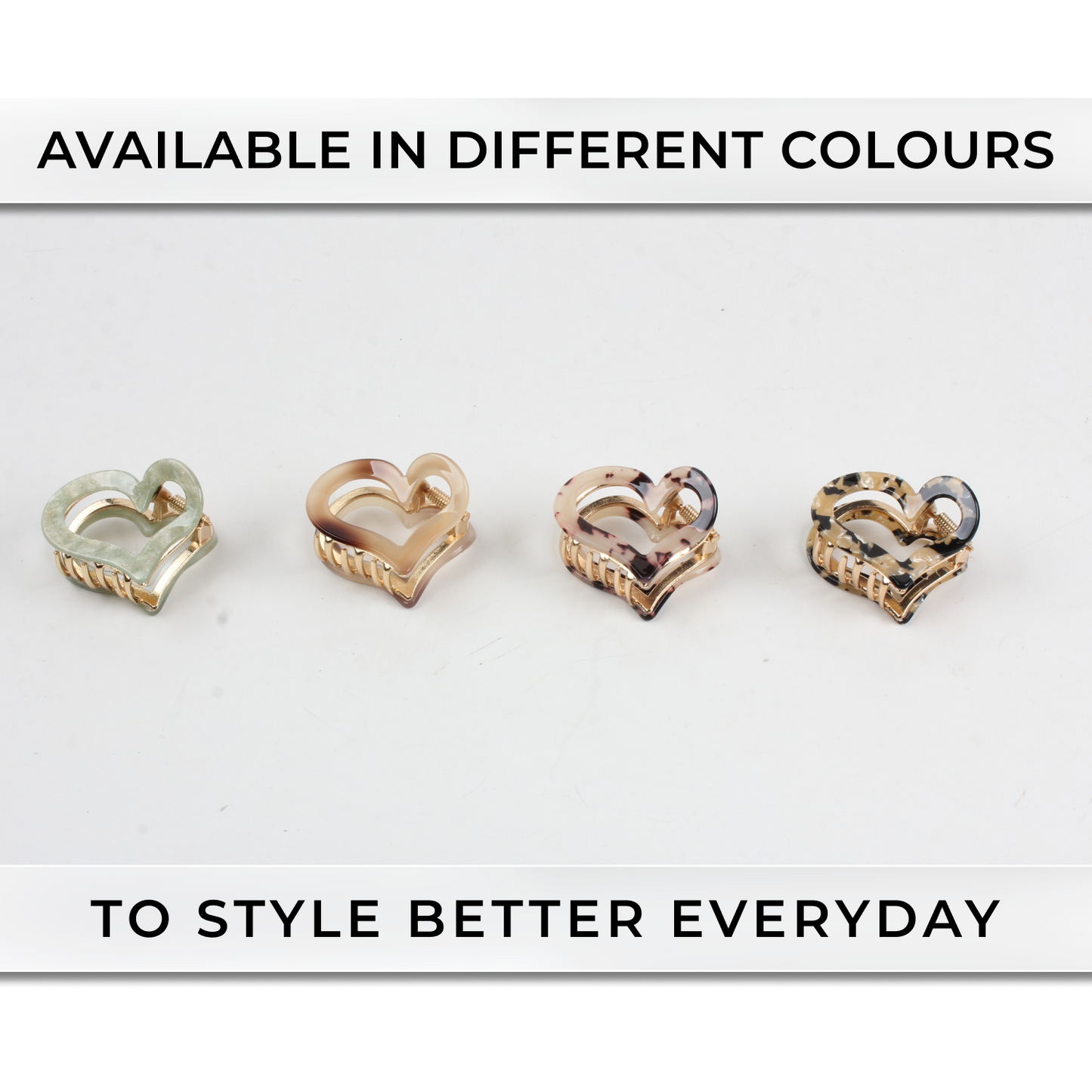 Premium Strong Hold Hair Clip – Durable Brass Claw Clip for Women