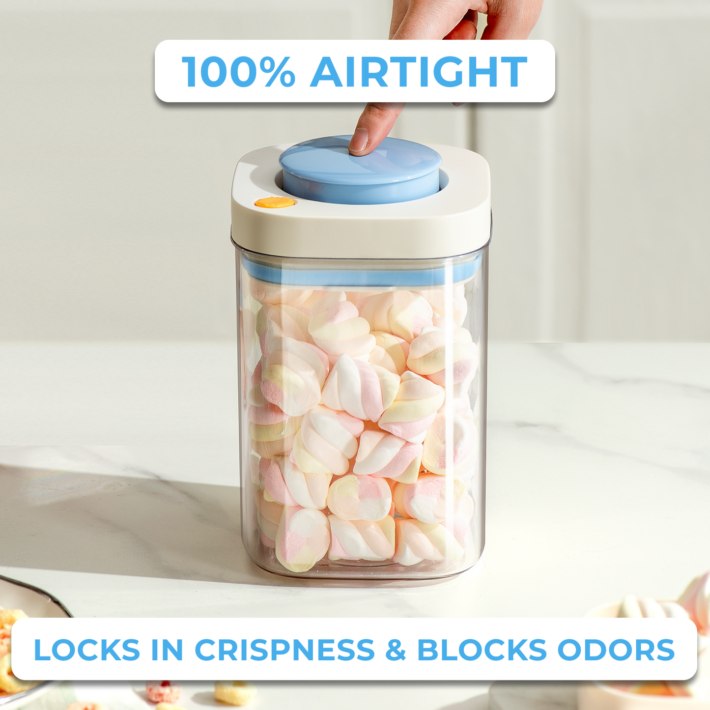 HOMX Airtight Food Storage Containers | Fridge Storage Bin