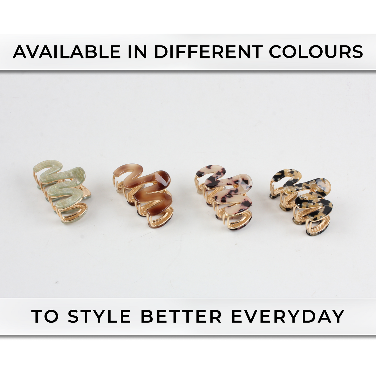 Premium Anti-Slip Hair Claw Clip – Rust-Resistant Brass & ABS Hair Clip