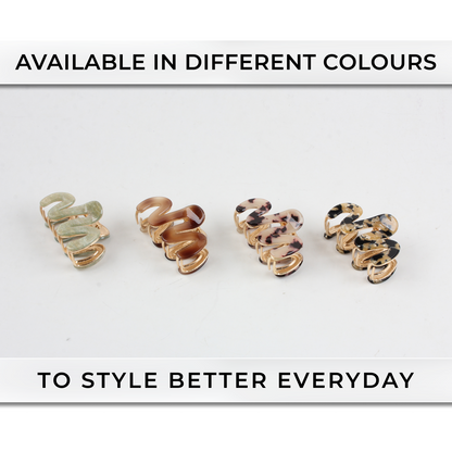 Premium Anti-Slip Hair Claw Clip – Rust-Resistant Brass & ABS Hair Clip