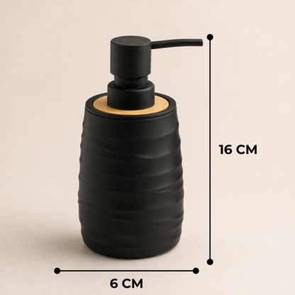 Premium ABS Grey Liquid Soap Dispenser Bottle 380ml