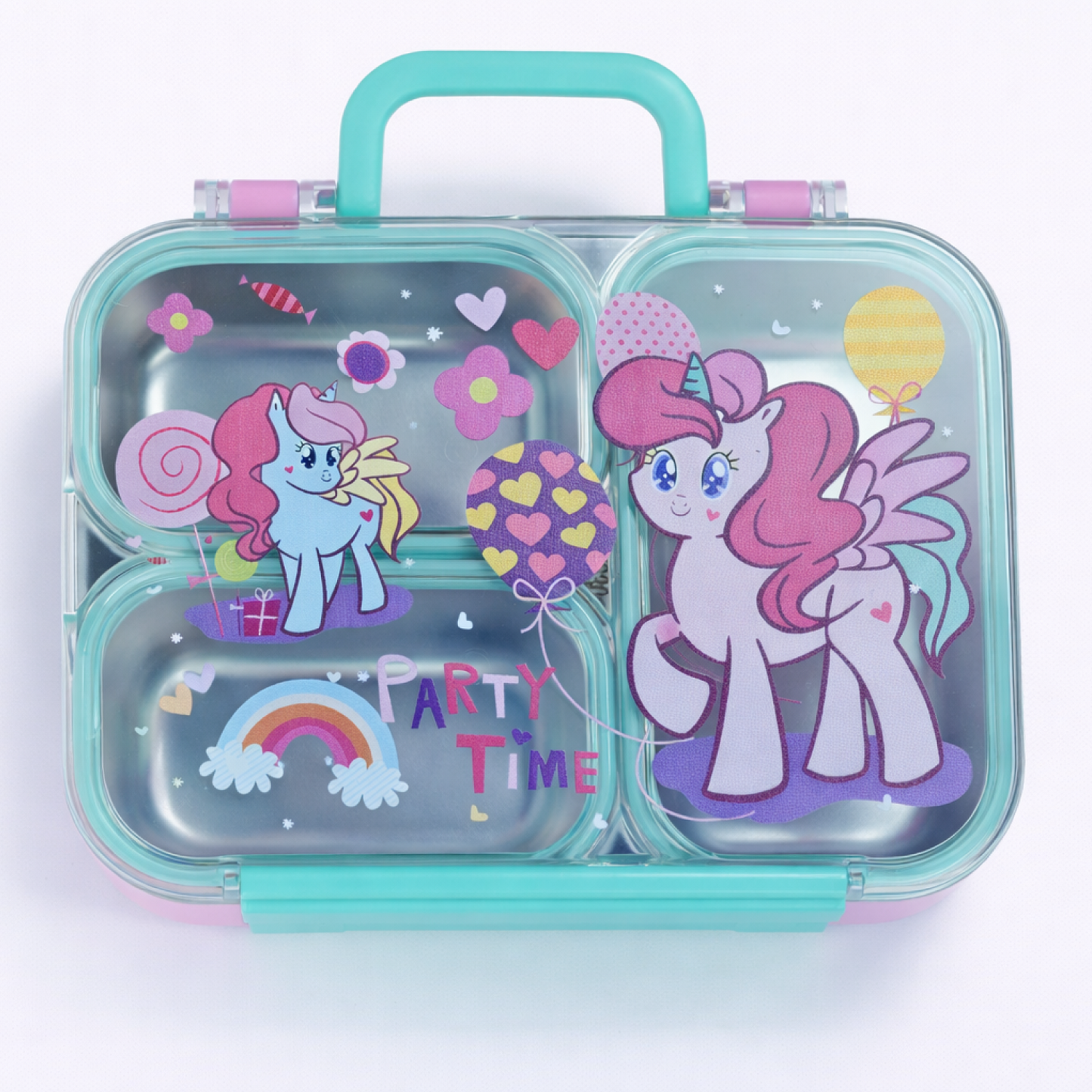 Premium 3 Compartment Stainless Steel Leakproof Lunch Box – 750ml