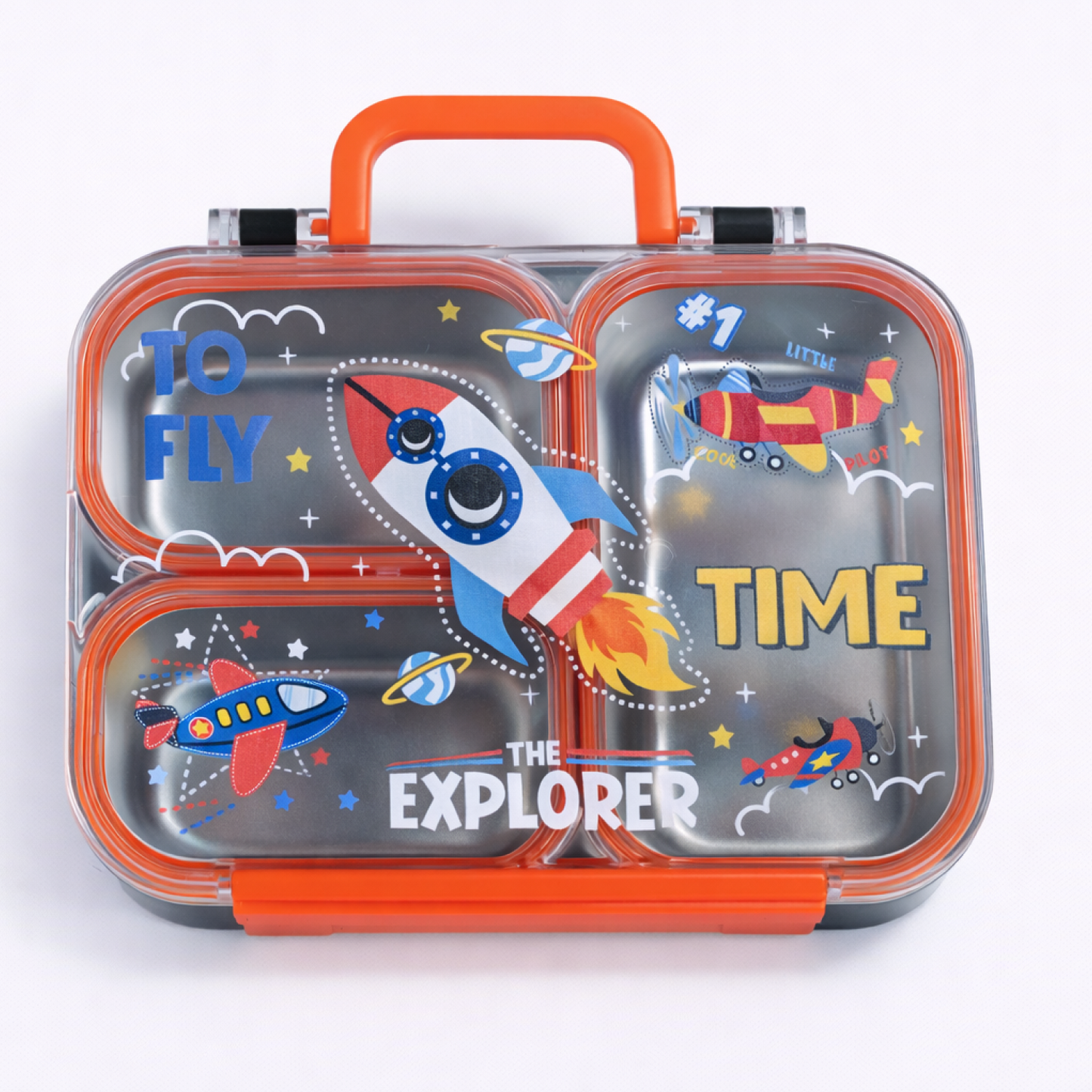 Premium 3 Compartment Stainless Steel Leakproof Lunch Box – 750ml