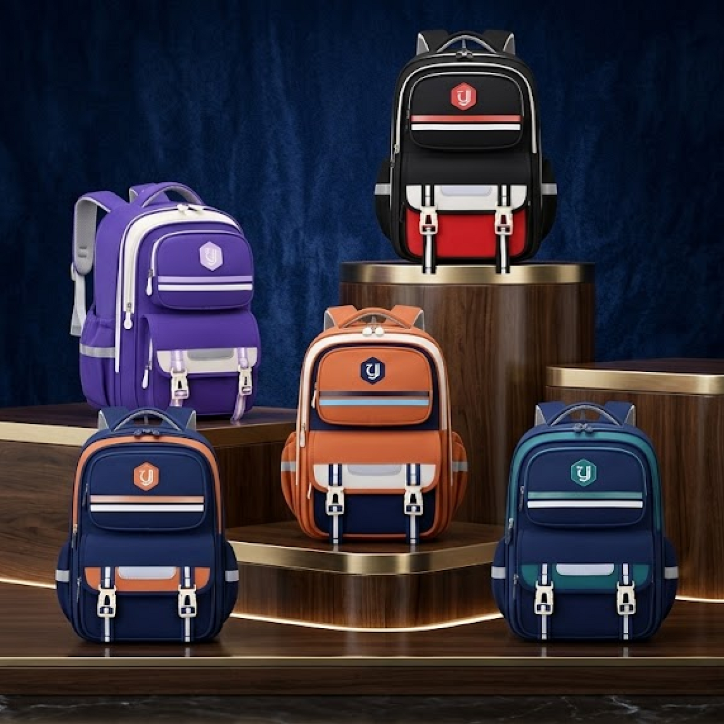 Stylish Primary School Backpack with Large Capacity