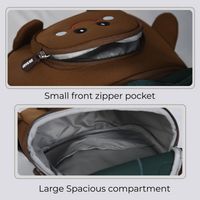 Mushroom Smiley Waterproof Kids Backpack