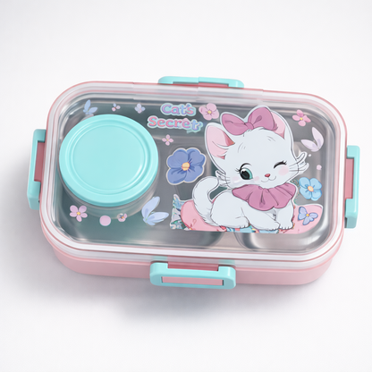 Cute Bento Lunch Box – 2 Compartment – 700ml