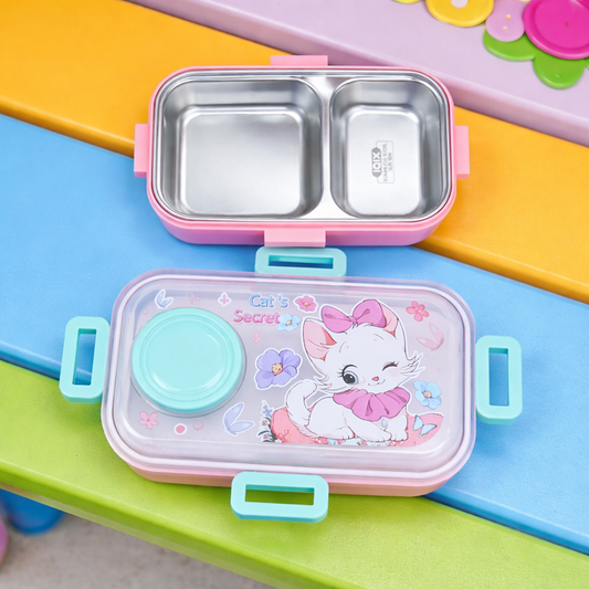 Cute Bento Lunch Box – 2 Compartment – 700ml