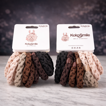 Soft Elastic Hair Ties for Women & Girls (Pack of 10)