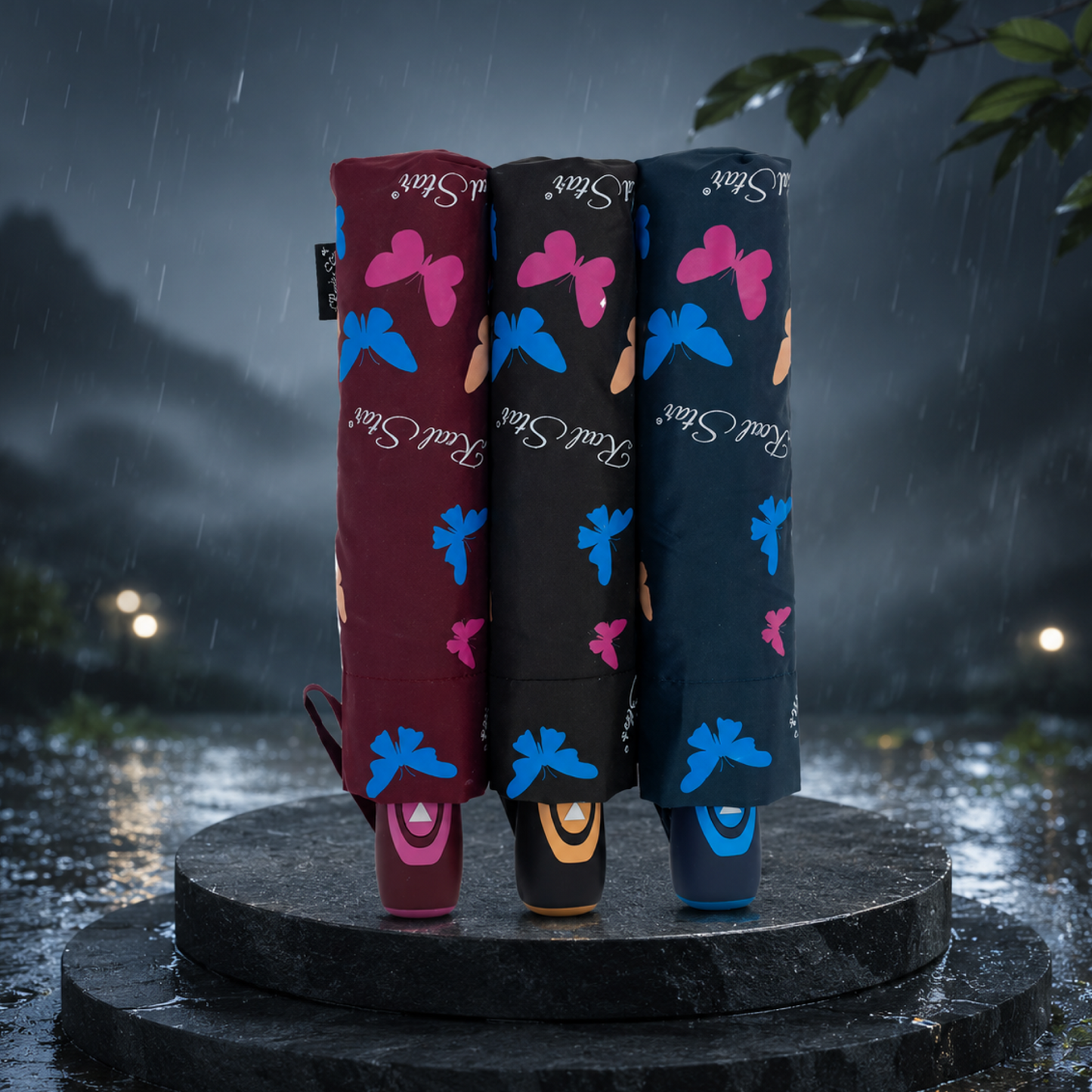 Magical Colour Changing UV Protection Folding Umbrella