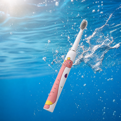 Smart Kids Toothbrush with Soft Bristles & 4 Replacement Heads