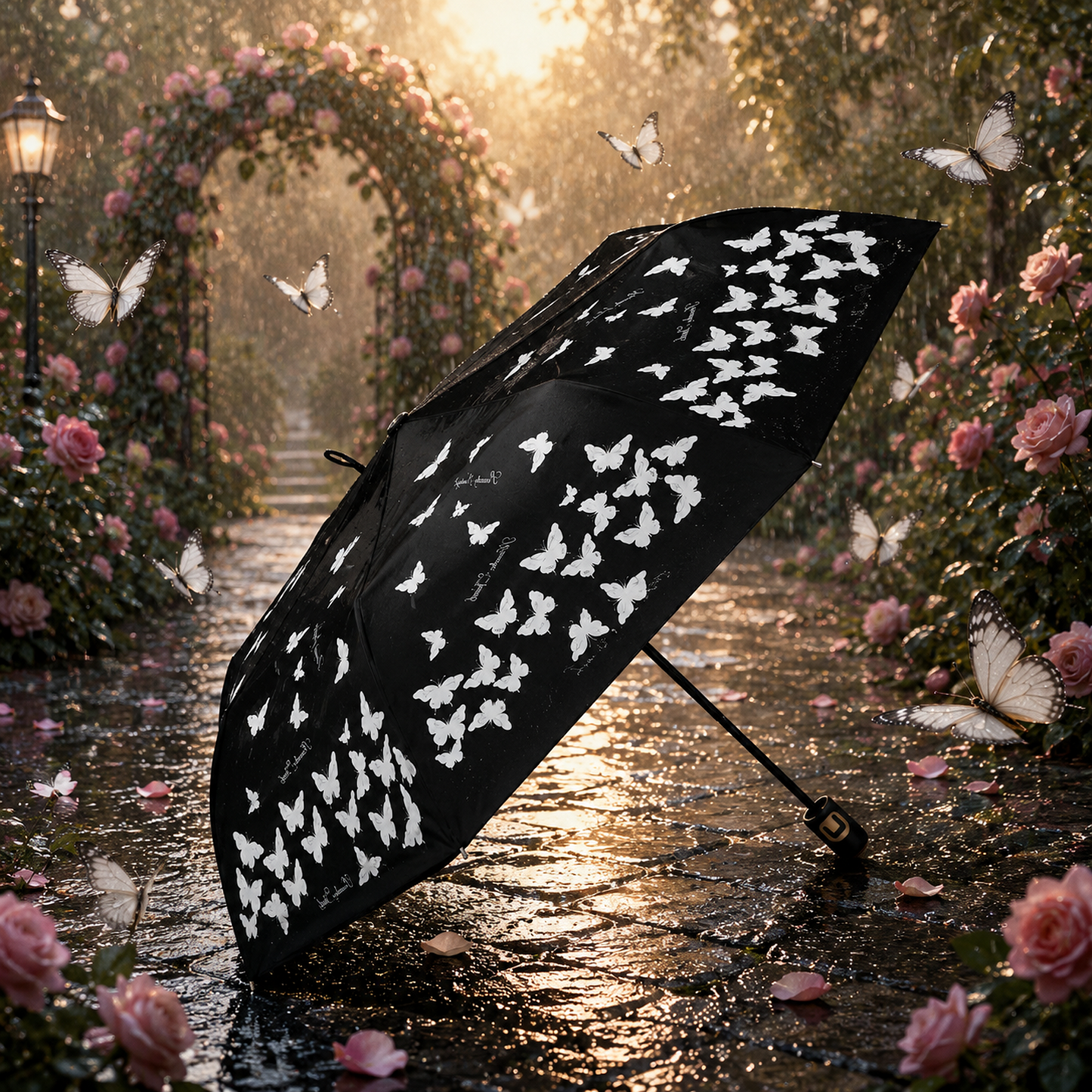 Magical Colour Changing UV Protection Folding Umbrella