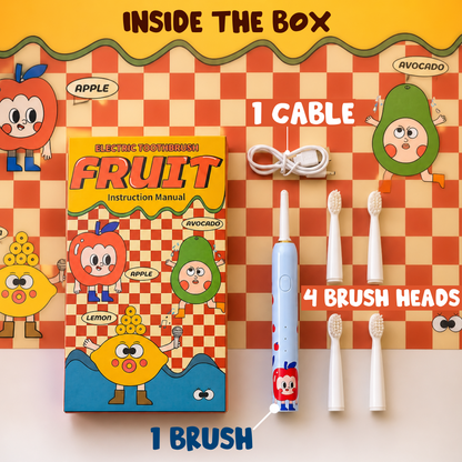 Kids Rechargeable Sonic Toothbrush with 3 Cleaning Modes