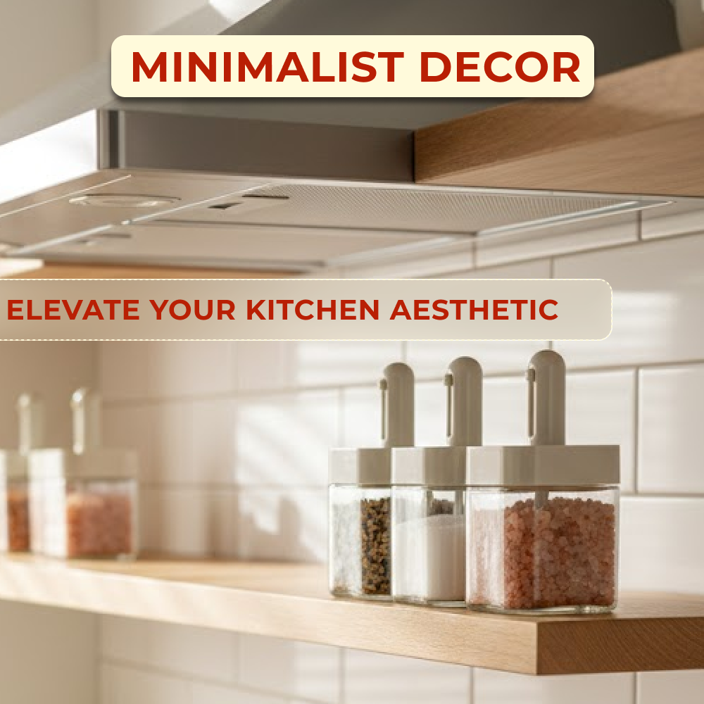 Premium Spice Jar with Integrated Spoon