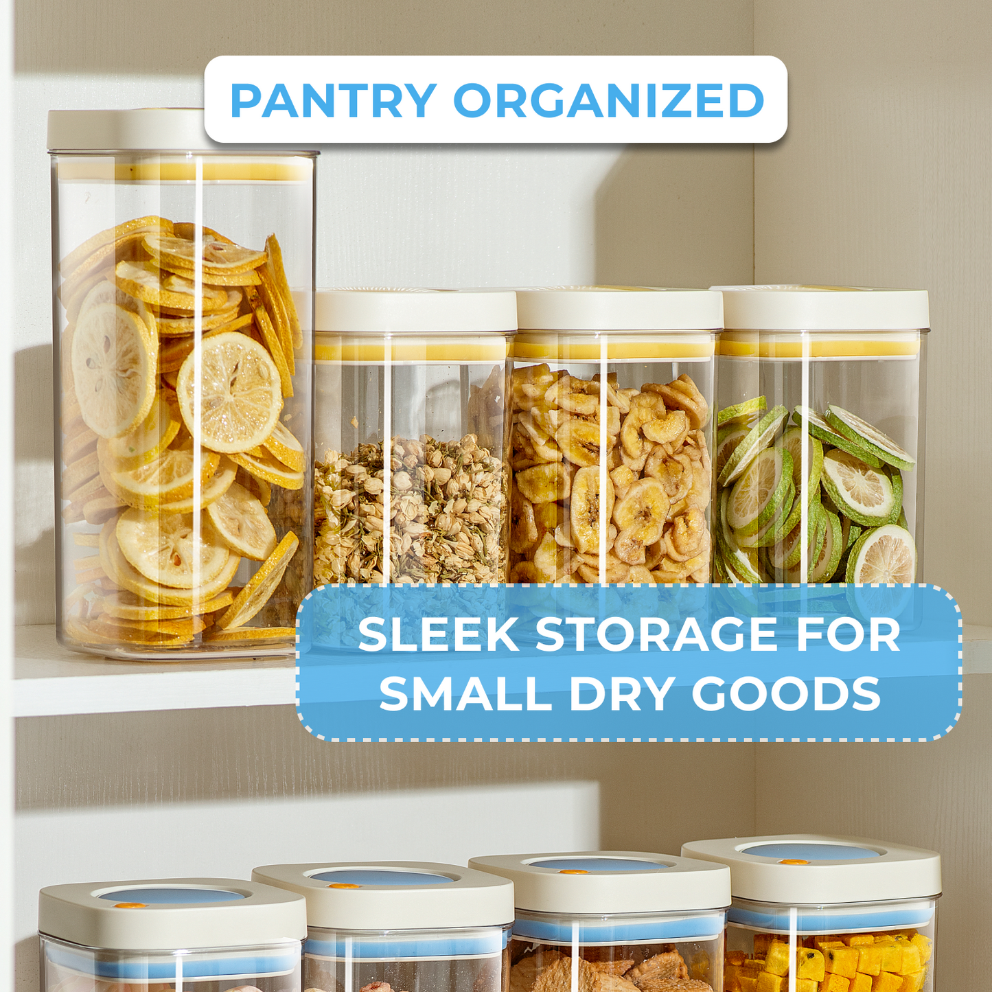 HOMX Airtight Food Storage Containers | Fridge Storage Bin
