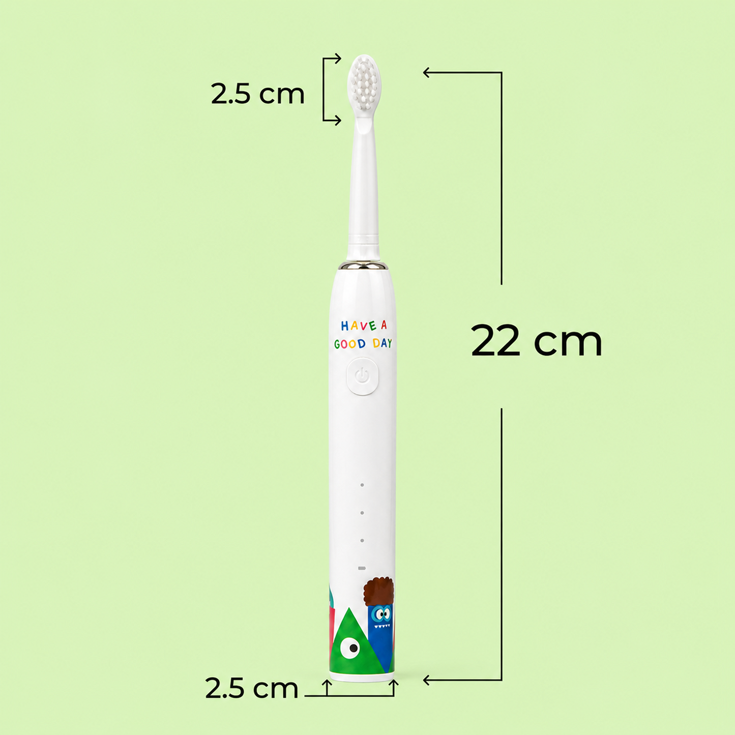 Kids Sonic Electric Toothbrush with 3 Modes & 4 Brush Heads