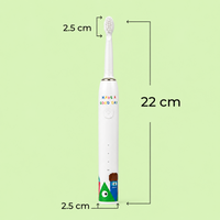 Kids Sonic Electric Toothbrush with 3 Modes & 4 Brush Heads