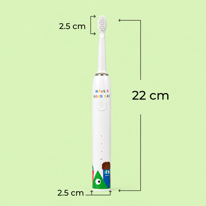 Kids Sonic Electric Toothbrush with 3 Modes & 4 Brush Heads