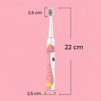 Smart Kids Toothbrush with Soft Bristles & 4 Replacement Heads