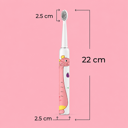 Smart Kids Toothbrush with Soft Bristles & 4 Replacement Heads