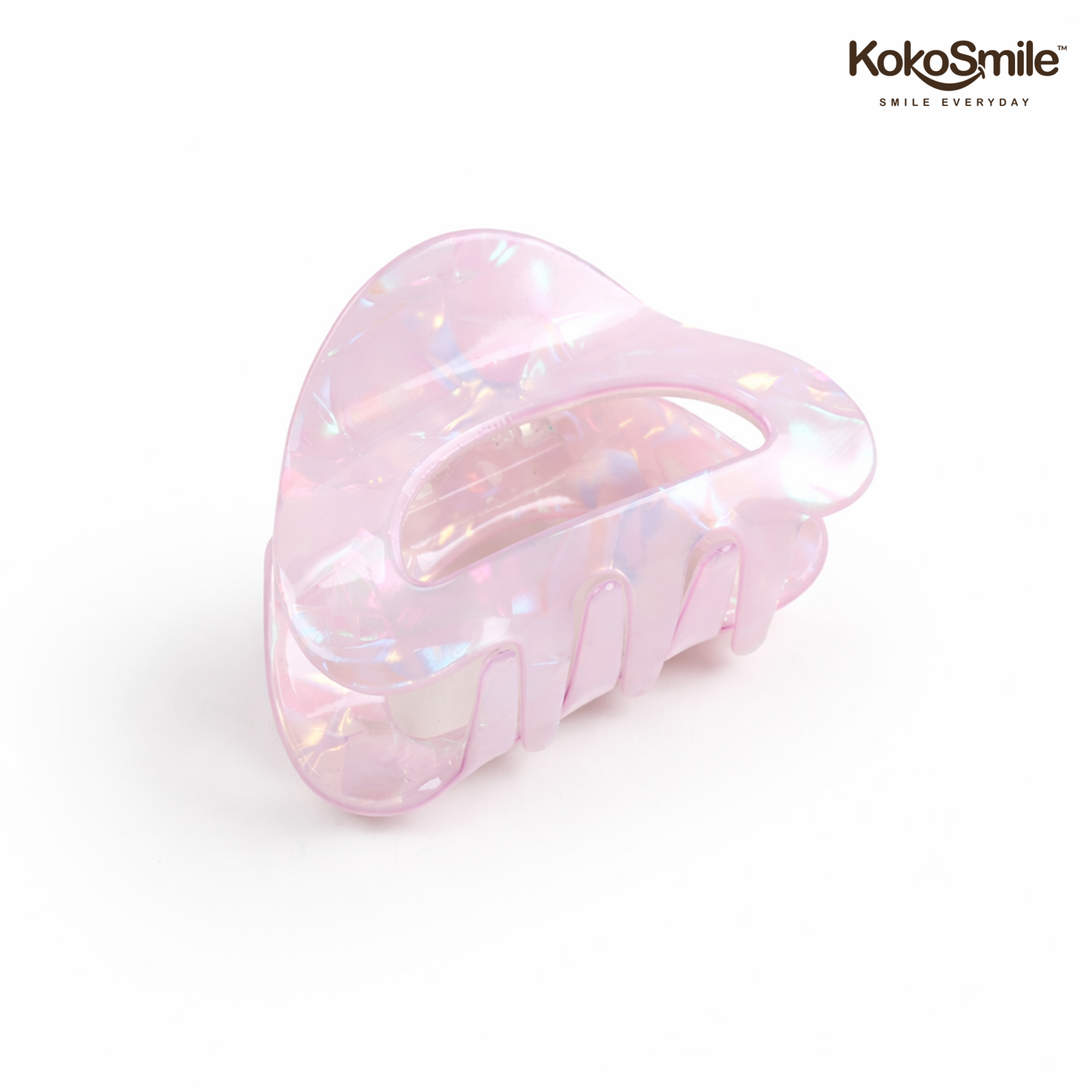 Opalescent Cloud Hair Claw Clip – Pearlescent ABS Hair Accessory for Women
